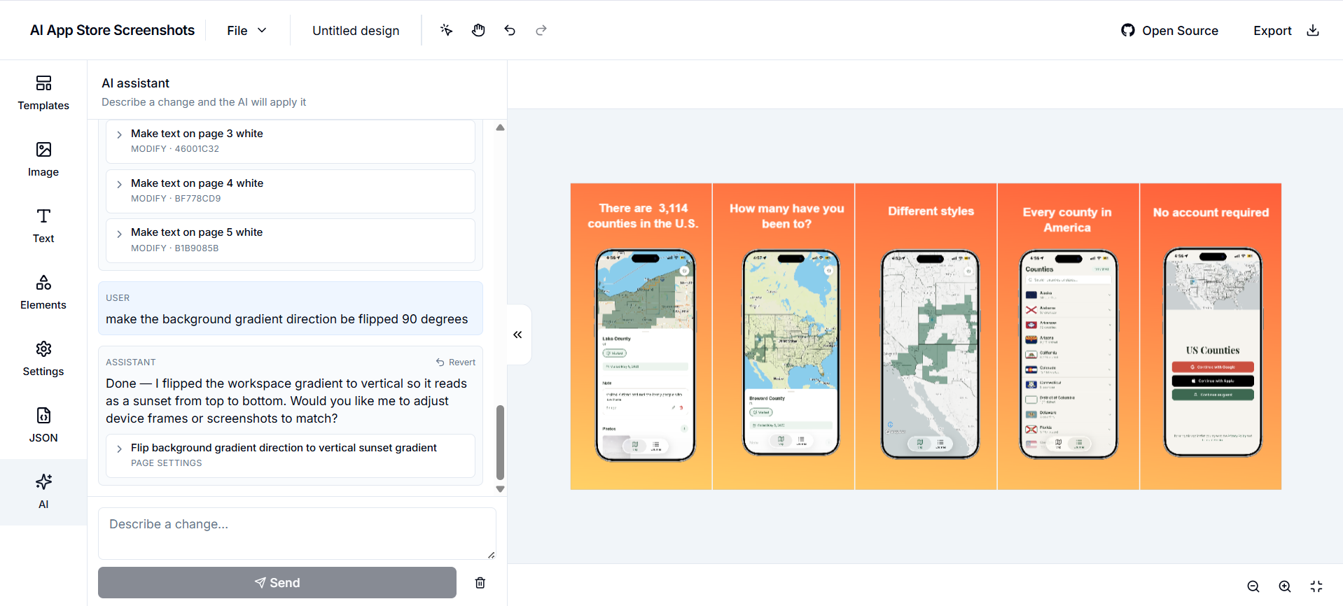 AI App Store Screenshots demo
