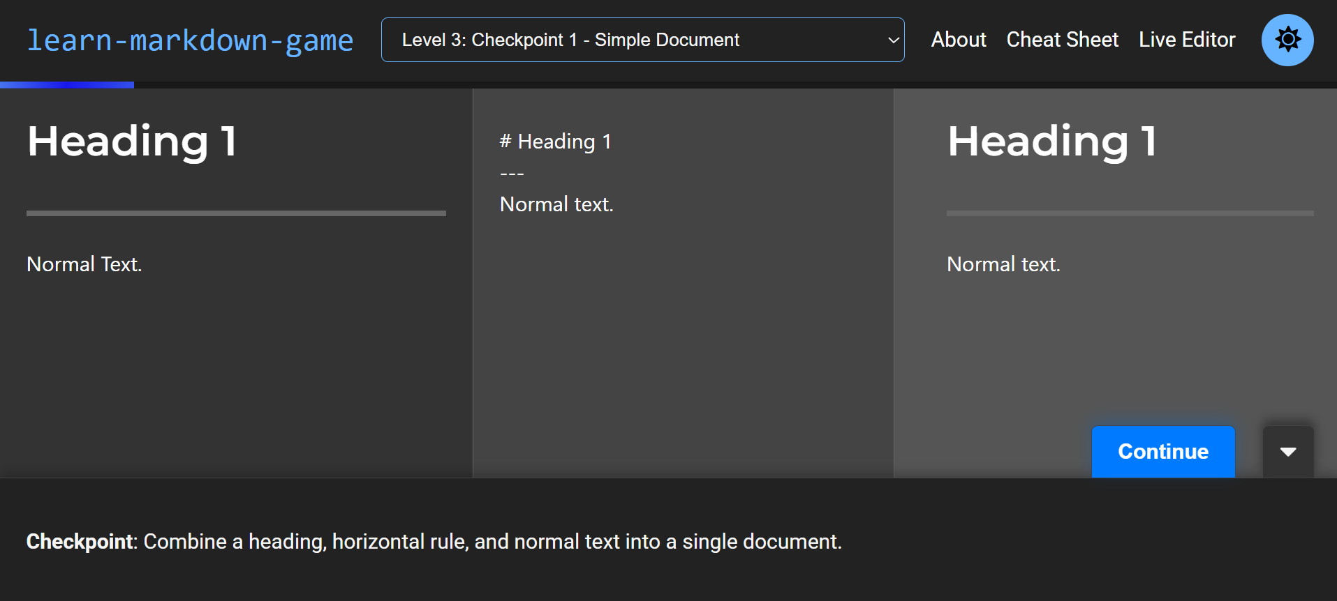 Screenshot of Level 3